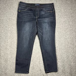 Democracy Absolution Jeans 14p Pull On Elastic Waist Slimming Stretch 36x25